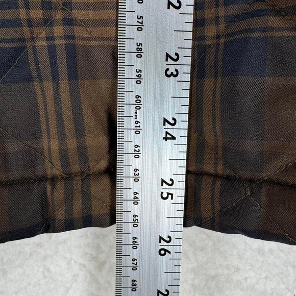 Ralph Lauren vintage plaid vest Size XL Black Yellow Quilted - Picture 7 of 7